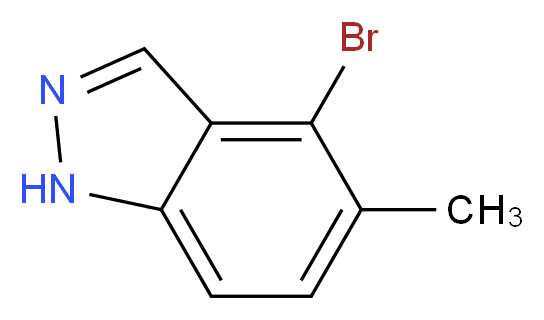 4-Bromo-5-methyl-1H-indazole_Molecular_structure_CAS_926922-40-9)