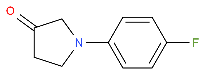 1-(4-Fluorophenyl)pyrrolidin-3-one_Molecular_structure_CAS_536742-69-5)