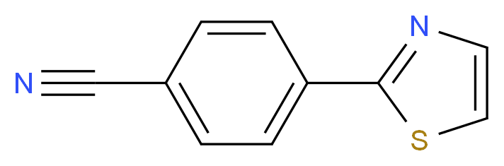 4-(1,3-thiazol-2-yl)benzonitrile_Molecular_structure_CAS_672324-84-4)