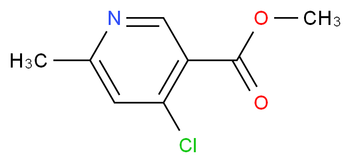 Methyl 4-chloro-6-Methylnicotinate_Molecular_structure_CAS_886372-05-0)