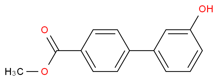 Methyl 4-(3-hydroxyphenyl)benzoate_Molecular_structure_CAS_579511-01-6)