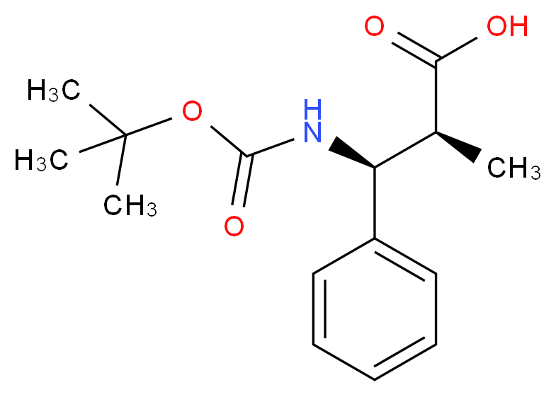 (2S,3S)-3-(Boc-amino)-2-methyl-3-phenylpropionic acid_Molecular_structure_CAS_926308-22-7)