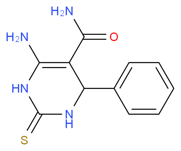 6-Amino-4-phenyl-2-thioxo-1,2,3,4-tetrahydro-pyrimidine-5-carboxylic acid amide_Molecular_structure_CAS_98011-28-0)