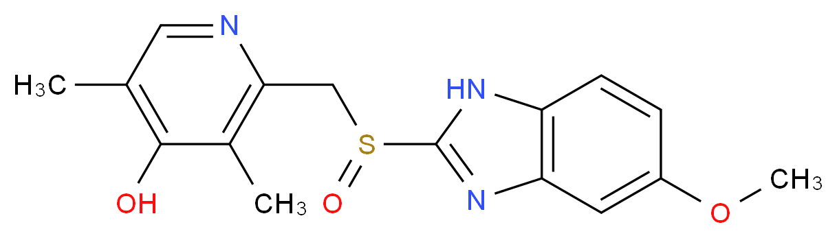4-Hydroxy Omeprazole, Preparation Kit(Contains 4-Hydroxy Omeprazole Sulfide and m-Chloroperoxybenzoic Acid)_Molecular_structure_CAS_301669-82-9)