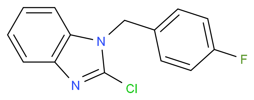 2-Chloro-1-(4-fluorobenzyl)-1H-benzimidazole_Molecular_structure_CAS_)