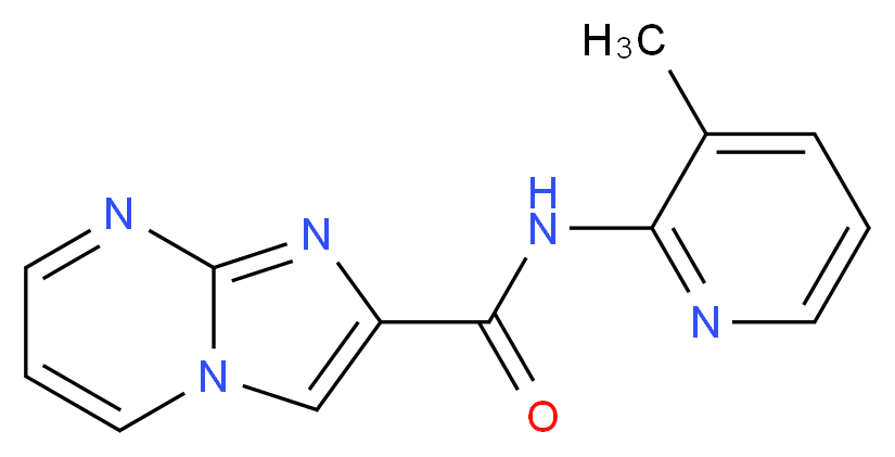 N-(3-methyl-2-pyridinyl)imidazo[1,2-a]pyrimidine-2-carboxamide_Molecular_structure_CAS_)