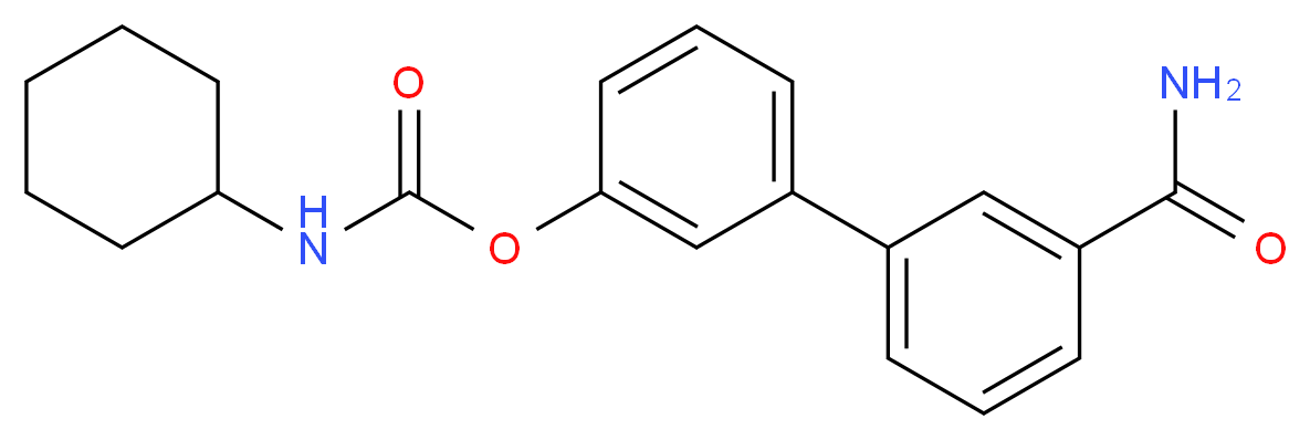3'-Carbamoyl-[1,1'-biphenyl]-3-yl cyclohexylcarbamate_Molecular_structure_CAS_546141-08-6)