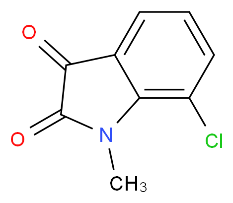 7-Chloro-1-methyl-1H-indole-2,3-dione_Molecular_structure_CAS_63220-48-4)