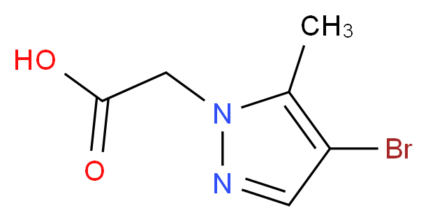 2-(4-bromo-5-methyl-1H-pyrazol-1-yl)acetic acid_Molecular_structure_CAS_)