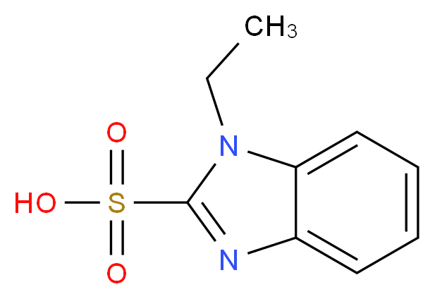 1-Ethyl-1H-benzimidazole-2-sulfonic acid_Molecular_structure_CAS_)