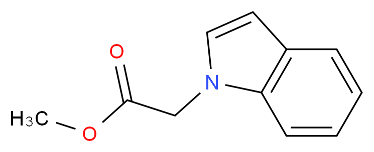 methyl 2-(1H-indol-1-yl)acetate_Molecular_structure_CAS_)