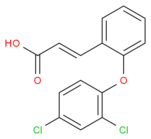 3-[2-(2,4-Dichlorophenoxy)phenyl]acrylic acid_Molecular_structure_CAS_86308-90-9)