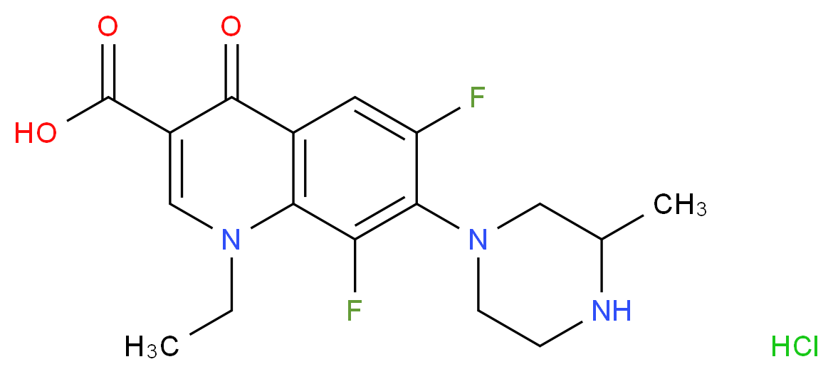 Lomefloxacin hydrochloride_Molecular_structure_CAS_98079-52-8)