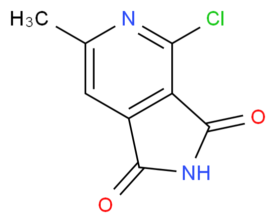 4-chloro-6-methyl-2,3-dihydro-1H-pyrrolo[3,4-c]pyridine-1,3-dione_Molecular_structure_CAS_40107-91-3)