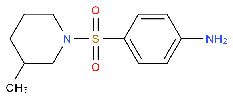 4-[(3-methylpiperidin-1-yl)sulfonyl]aniline_Molecular_structure_CAS_109069-00-3)
