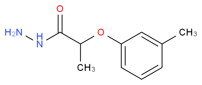 2-(3-Methylphenoxy)propanohydrazide_Molecular_structure_CAS_)