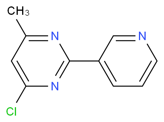 4-chloro-6-methyl-2-(3-pyridinyl)pyrimidine_Molecular_structure_CAS_83551-42-2)