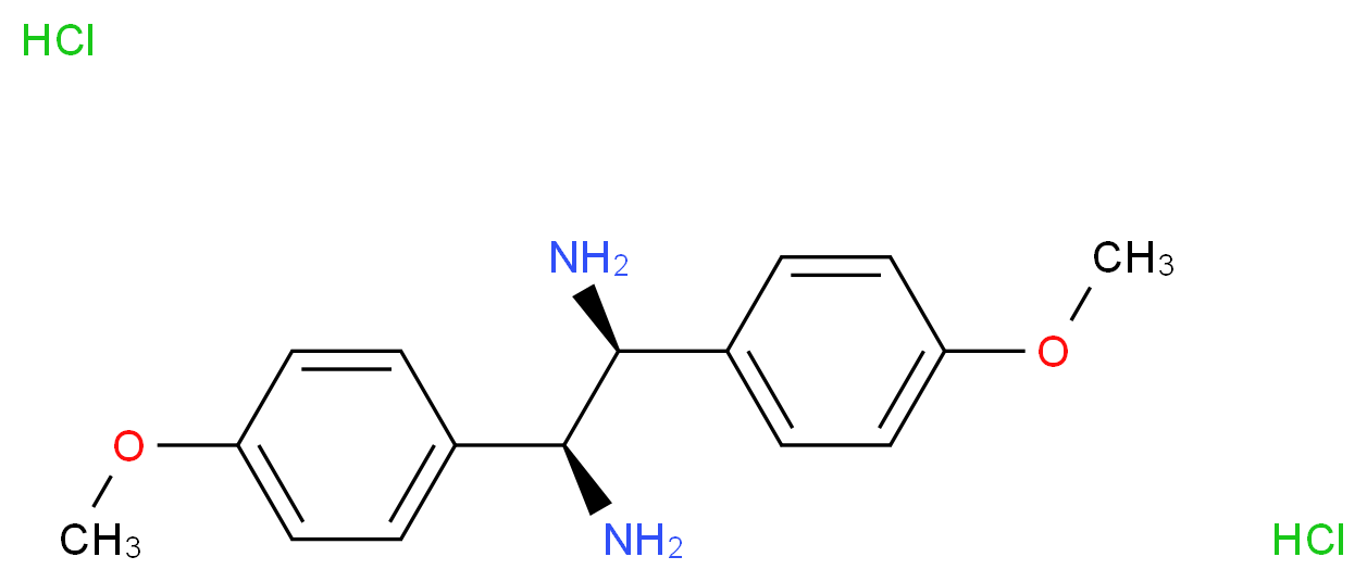 (1S,2S)-1,2-Bis(4-methoxyphenyl)ethylenediamine dihydrochloride_Molecular_structure_CAS_820965-96-6)