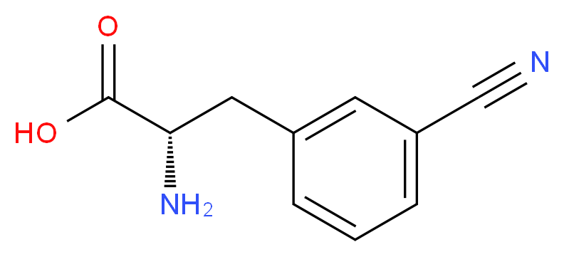 (S)-2-AMino-3-(3-cyanophenyl)propanoic acid_Molecular_structure_CAS_57213-48-6)