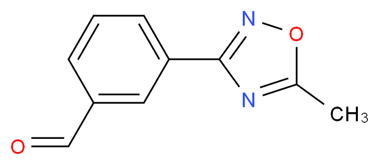 3-(5-Methyl-1,2,4-oxadiazol-3-yl)benzaldehyde 97%_Molecular_structure_CAS_852180-68-8)