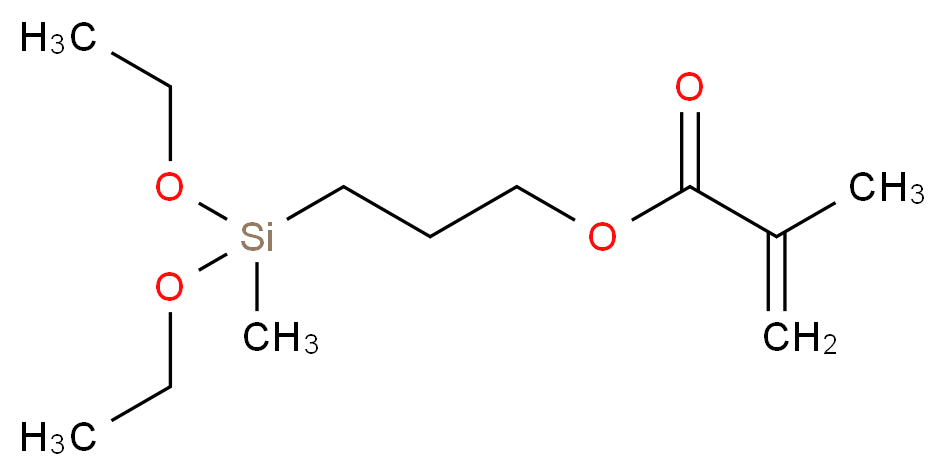 3-(Diethoxymethylsilyl)propyl methacrylate_Molecular_structure_CAS_65100-04-1)