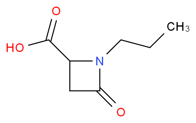 4-Oxo-1-propyl-2-azetidinecarboxylic acid_Molecular_structure_CAS_)