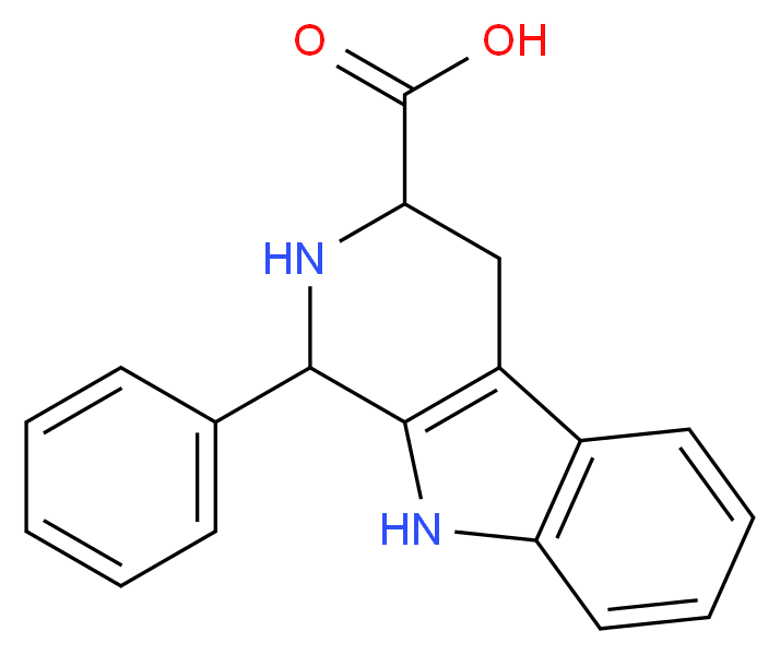 1-Phenyl-2,3,4,9-tetrahydro-1H-beta-carboline-3-carboxylic acid_Molecular_structure_CAS_82789-18-2)