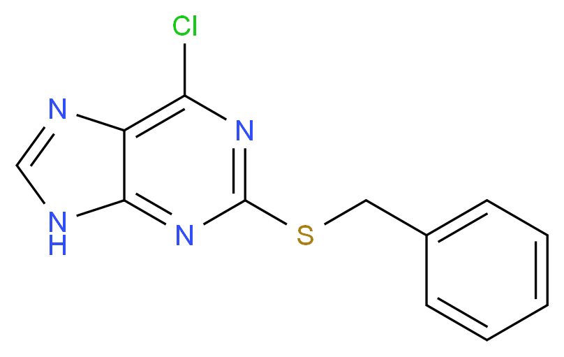 2-BENZYLSULFANYL-6-CHLORO-9H-PURINE_Molecular_structure_CAS_51998-91-5)