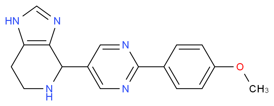 4-[2-(4-methoxyphenyl)pyrimidin-5-yl]-4,5,6,7-tetrahydro-1H-imidazo[4,5-c]pyridine_Molecular_structure_CAS_)