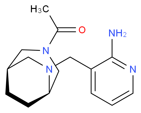 3-{[(1R*,5R*)-3-acetyl-3,6-diazabicyclo[3.2.2]non-6-yl]methyl}-2-pyridinamine_Molecular_structure_CAS_)