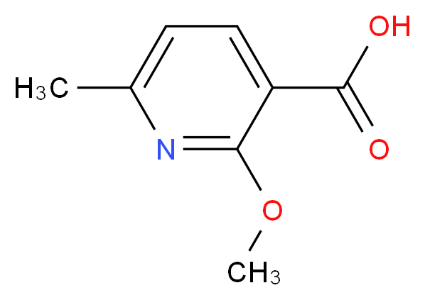 2-methoxy-6-methylpyridine-3-carboxylic acid_Molecular_structure_CAS_)