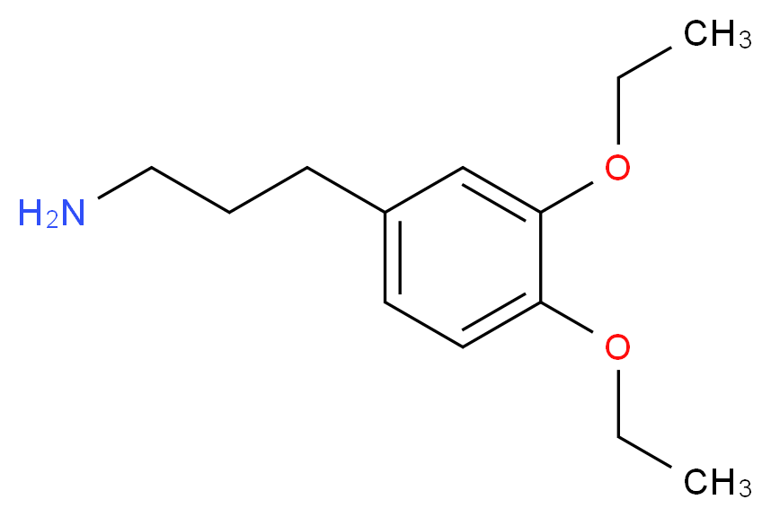 3-(3,4-diethoxyphenyl)-1-propanamine_Molecular_structure_CAS_878684-94-7)