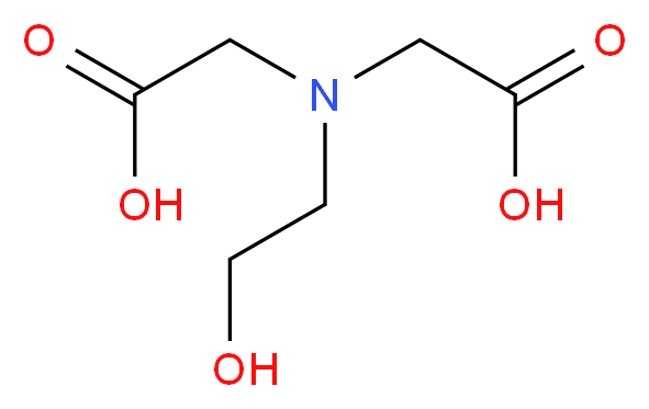 N-(2-HYDROXYETHYL)IMINO-DIACETIC ACID_Molecular_structure_CAS_93-62-9)