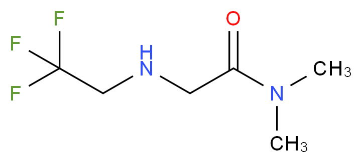 N,N-dimethyl-2-[(2,2,2-trifluoroethyl)amino]acetamide_Molecular_structure_CAS_)