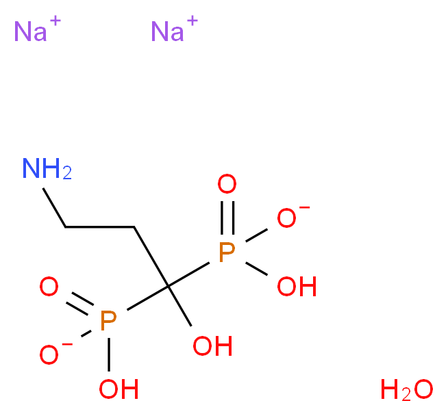 Pamidronate disodium salt hydrate_Molecular_structure_CAS_57248-88-1(anhydrous))