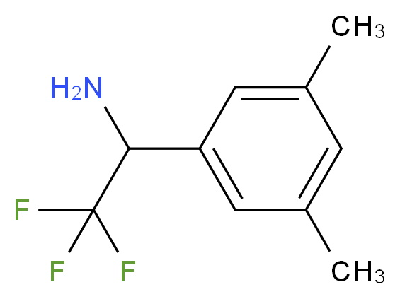 1-(3,5-DIMETHYLPHENYL)-2,2,2-TRIFLUOROETHYLAMINE_Molecular_structure_CAS_)