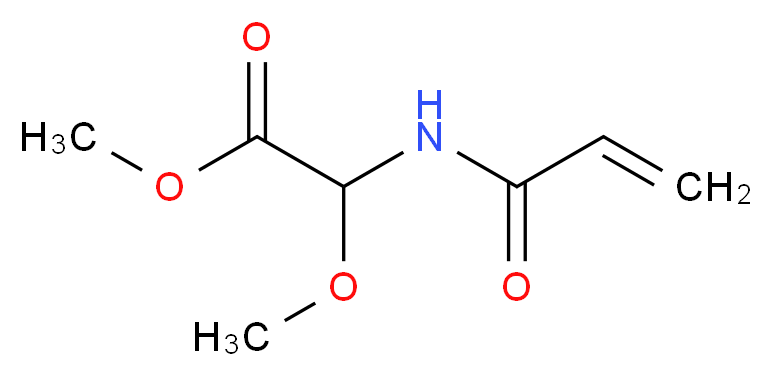 Methyl 2-acrylamido-2-methoxyacetate_Molecular_structure_CAS_77402-03-0)