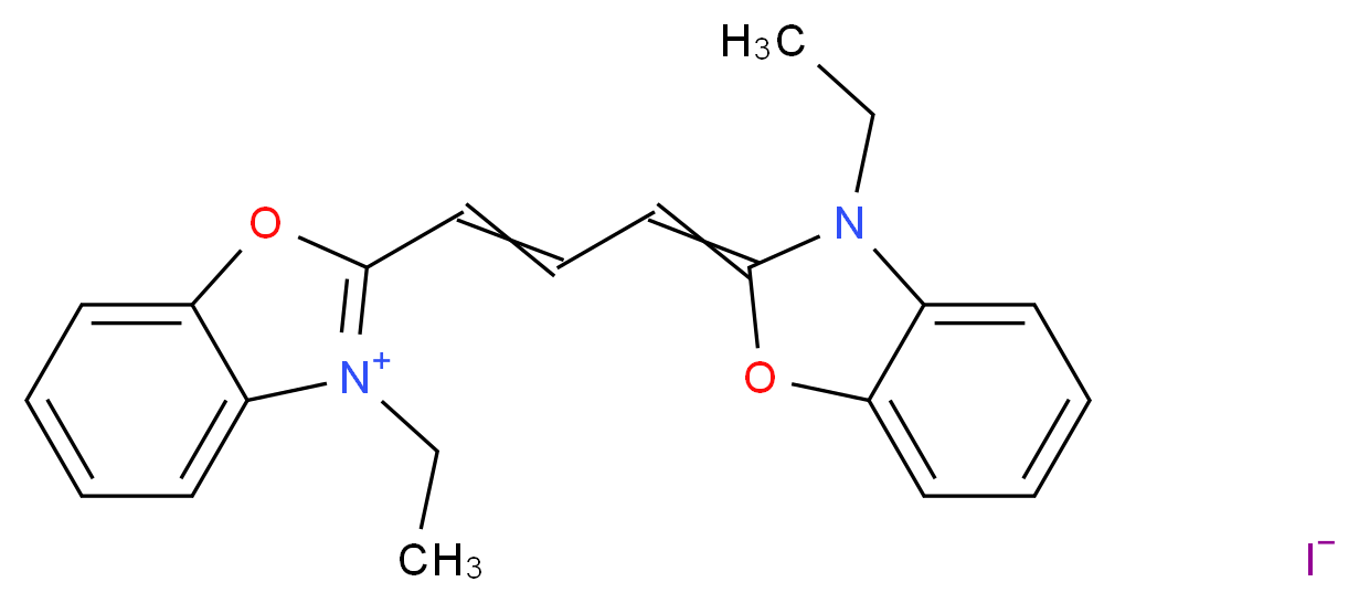 3,3′-Diethyloxacarbocyanine iodide_Molecular_structure_CAS_905-96-4)