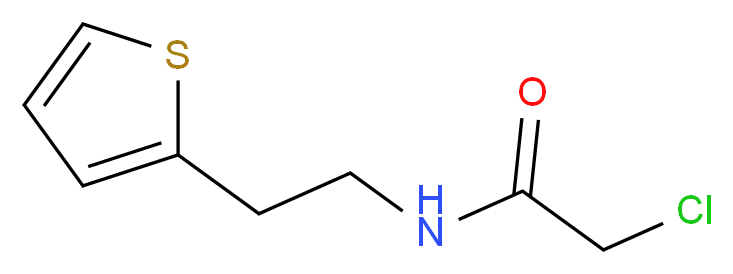 2-chloro-N-(2-thien-2-ylethyl)acetamide_Molecular_structure_CAS_135709-69-2)