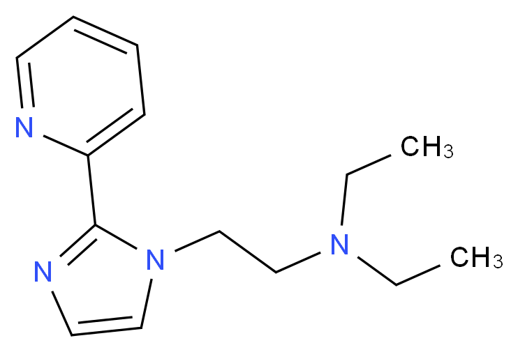 N,N-diethyl-2-(2-pyridin-2-yl-1H-imidazol-1-yl)ethanamine_Molecular_structure_CAS_)