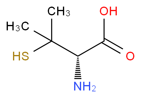 (2S)-2-amino-3-methyl-3-sulfanylbutanoic acid_Molecular_structure_CAS_)