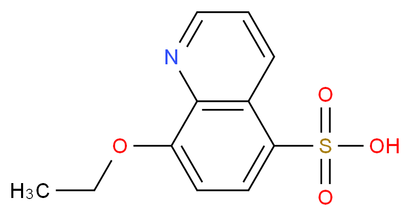 8-Ethoxy-5-quinolinesulfonic acid_Molecular_structure_CAS_15301-40-3)