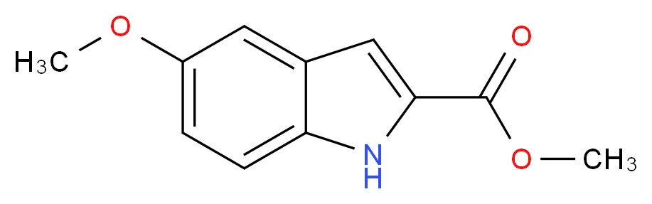 5-METHOXY-1H-INDOLE-2-CARBOXYLIC ACID METHYL ESTER_Molecular_structure_CAS_67929-86-6)