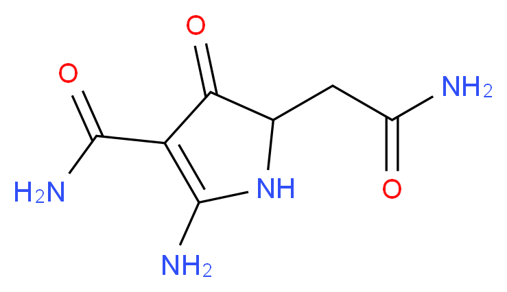 2-amino-5-(2-amino-2-oxoethyl)-4-oxo-4,5-dihydro-1H-pyrrole-3-carboxamide_Molecular_structure_CAS_)