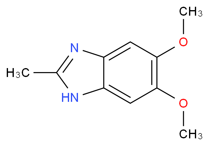2-Methyl-5,6-dimethoxybenzimidazole_Molecular_structure_CAS_51437-32-2)