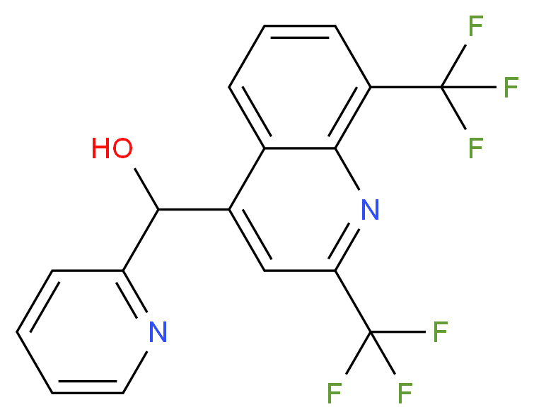 (2,8-BIS-TRIFLUOROMETHYL-QUINOLIN-4-YL)-PYRIDIN-2-YL-METHANOL_Molecular_structure_CAS_68496-04-8)