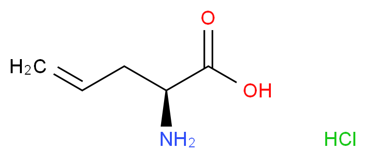 (S)-(-)-2-Amino-4-pentenoic acid hydrochloride_Molecular_structure_CAS_195316-72-4)