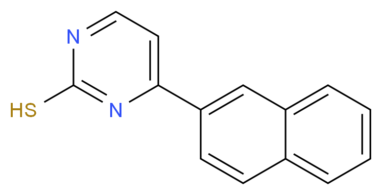 4-(naphthalen-2-yl)pyrimidine-2-thiol_Molecular_structure_CAS_)