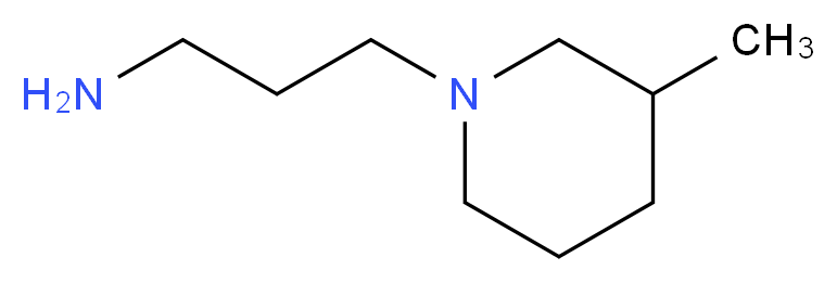 3-(3-methylpiperidin-1-yl)propan-1-amine_Molecular_structure_CAS_14156-91-3)