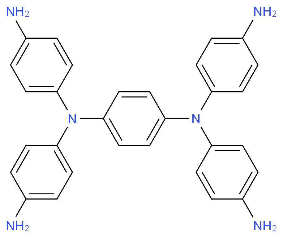 N,N,N',N'-Tetrakis(4-aminophenyl)-1,4-phenylenediamine 98%_Molecular_structure_CAS_3283-07-6)